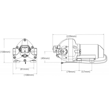 Autoclave flojet 11lt. 12v. 50psi