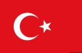 Bandiera Turchia 20 x 30 cm 