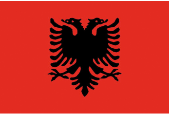 BANDIERA ALBANIA CM.20X30