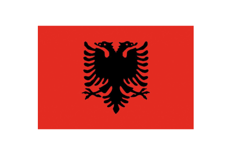 Bandiera albania cm.30x45