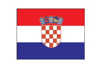 Bandiera Croazia 30 x 45cm