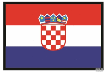 Bandiera croazia 30x45cm 