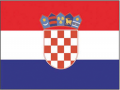 Bandiera croazia cm.20x30