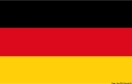 Bandiera Germania 30 x 45 cm 