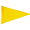 Bandiera gialla triang. cm.20x30