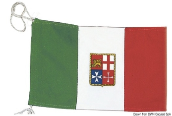 Bandiera Italia Marina Mercantile 30 x 45 cm 