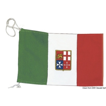 Bandiera italiana in stamina di poliestere pesante-35.453.01