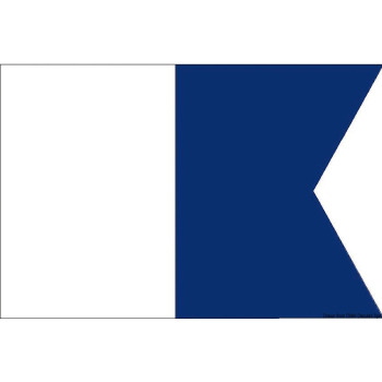 Bandiera lettera A 20 x 30 cm 