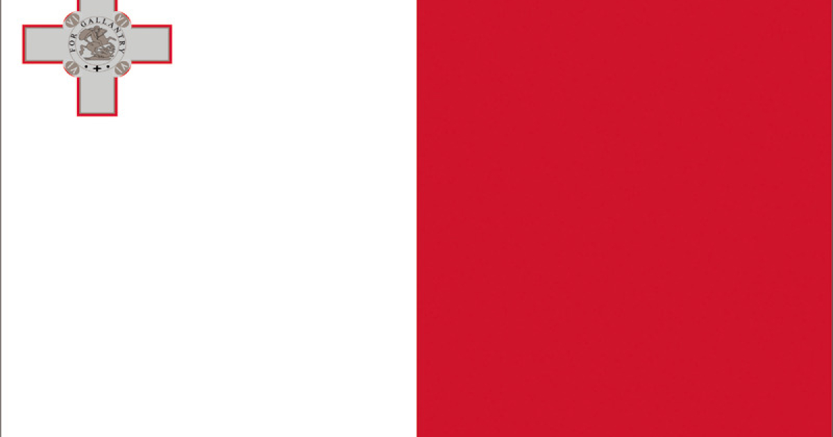 Bandiera Malta Modello 3404420 cm 20 x 30