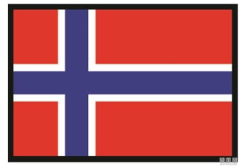 Bandiera norvegia 30x45cm 
