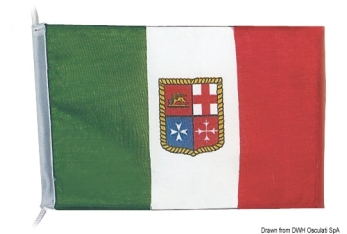 Bandiera poliestere Italia 30 x 45 cm 