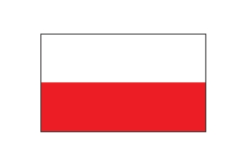 Bandiera Polonia  20 x 30cm