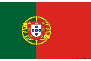 Bandiera Portogallo 30 x 45 cm 