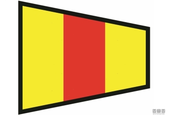 Bandiera segnale 0 40x60cm 