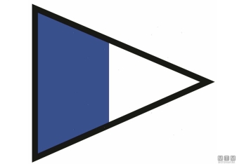 Bandiera segnale ripetitore 2 40x60cm 