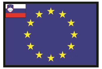 Bandiera Slovenia UE