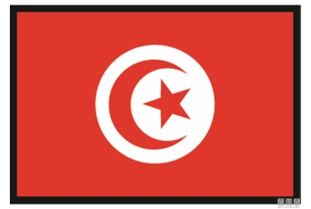 Bandiera tunisia 40x60cm 