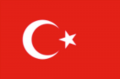 Bandiera turchia cm.20x30