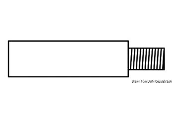 Barilotto zinco liscio Ø 9 Caterpillar 