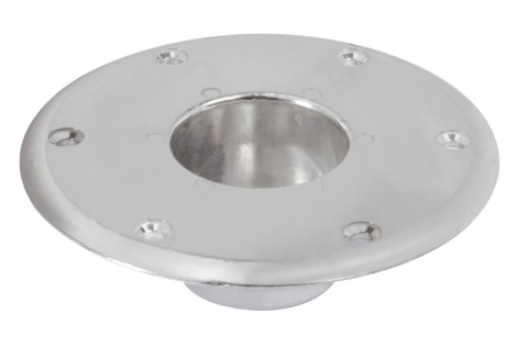 Base alluminio da pavimento per tavolo 