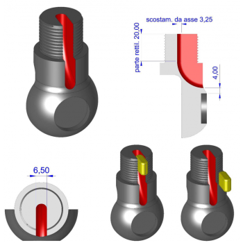 Base antenna abs