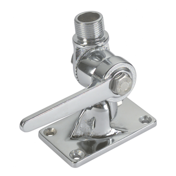 Base antenna ottone doppio snodo