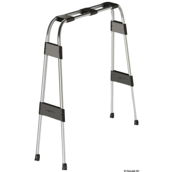 Base di fissaggio snodato tubi Ø32mm per corrimano Ø25mm 