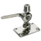 Base inox a doppio snodo per antenna 