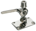 Base inox a doppio snodo per antenna 