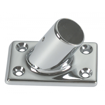 BASE OTTONE RETTANG. 60°Ø MM.22