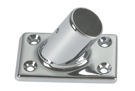 BASE OTTONE RETTANG. 60°Ø MM.22