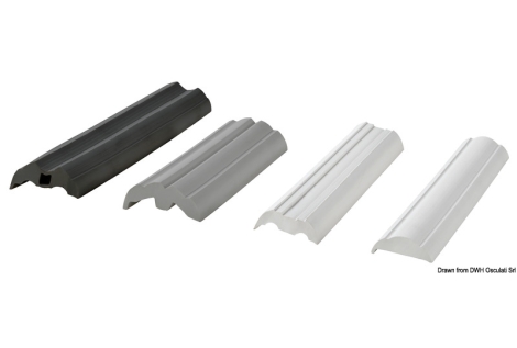 Base Pvc Nera per profilo 20 svasato 