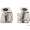 Base quadra piana d25mm inox