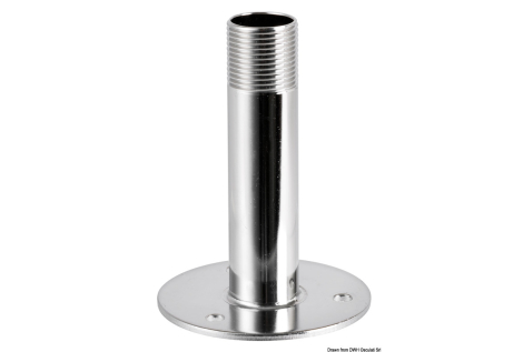 Base tonda Inox 106 mm 