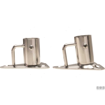 Base triang inclinata d25mm inox<