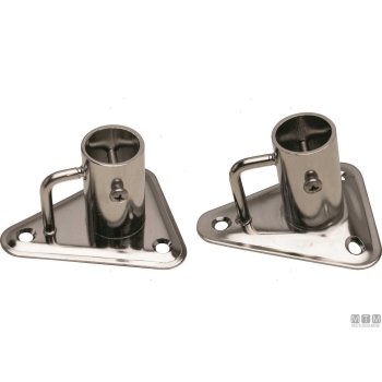 Base triang inclinata d25mm inox<