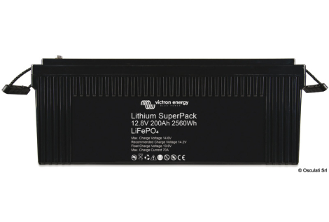 Batteria al litio SuperPack 12,8V/200Ah (M8) 