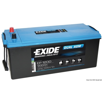 Batteria Exide agm 240 Ah 