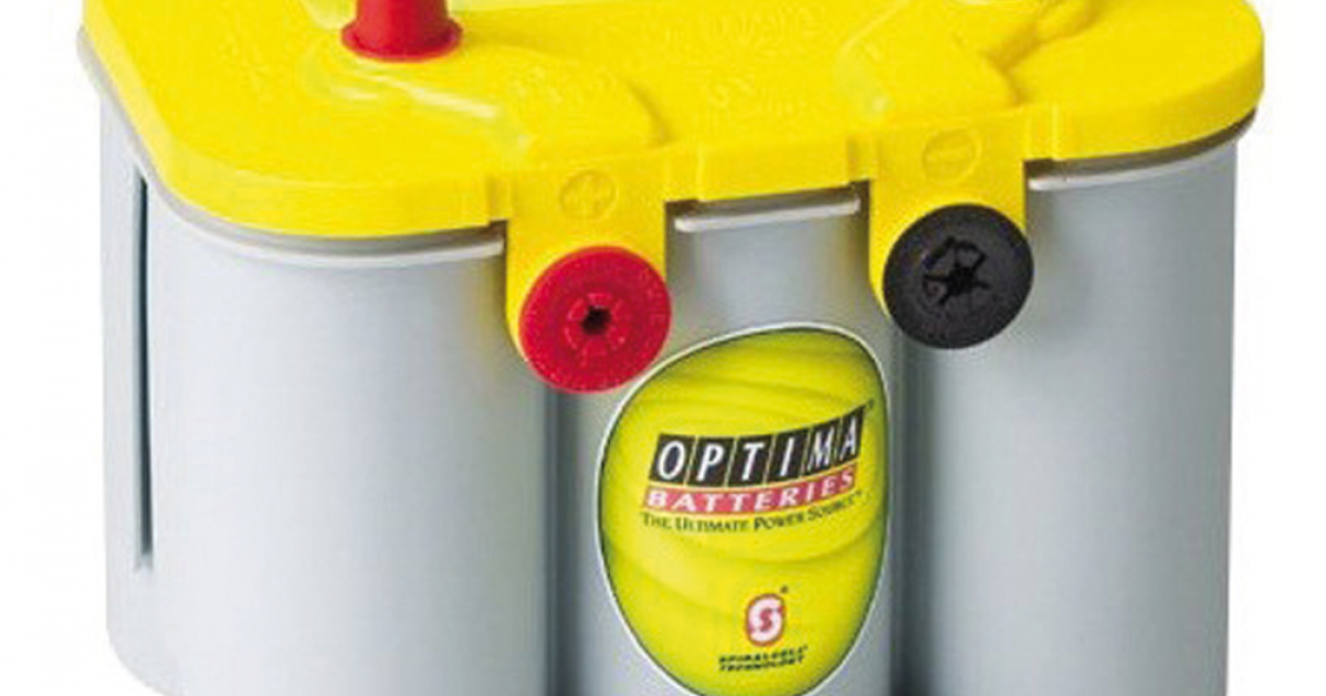 Batteria Optima Yellow 55 Ah 75 Ah Batterie MTO Nautica Store