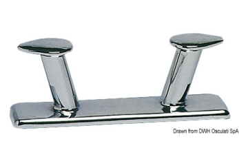 Bitta a fungo ottone cromato mm 170 