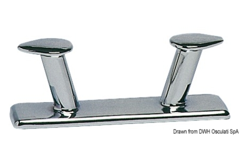 Bitta a fungo ottone cromato mm 170 