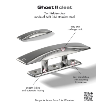 Bitta a scomparsa GHOST 160mm nera 