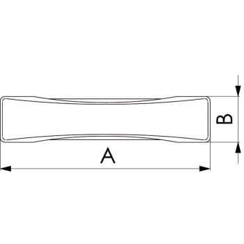 Bitta a scomparsa GHOST 240mm nera 