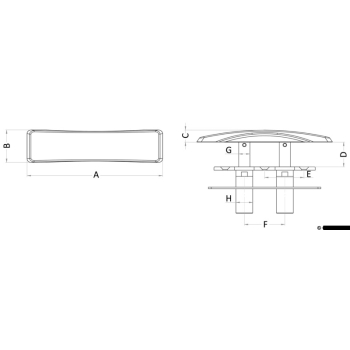 Bitta a scomparsa Lingotto 320 mm 