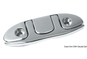 Bitta abbattibile inox 115x45 mm 