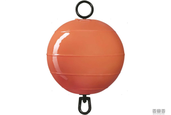 Boa ormeggio gonfiabile in pvc con asta castro d60 cm h92 cm rossa