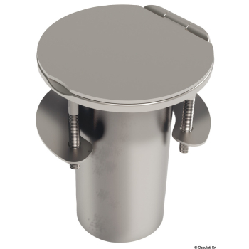 Boccola da incasso inclinata con cerniera 