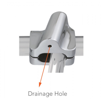 Boccola dx di fissaggio su tubo