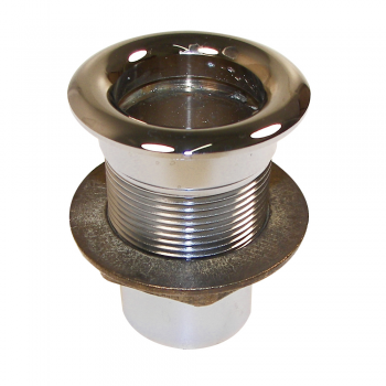 Boccola Passante in Ottone Cromato