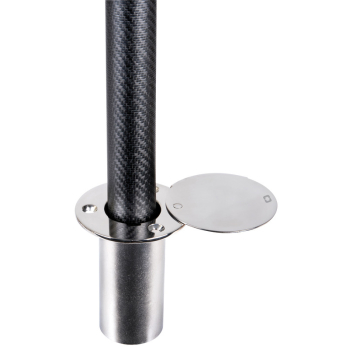 Boccola per pali in carbonio Dia. 50 mm dritta 